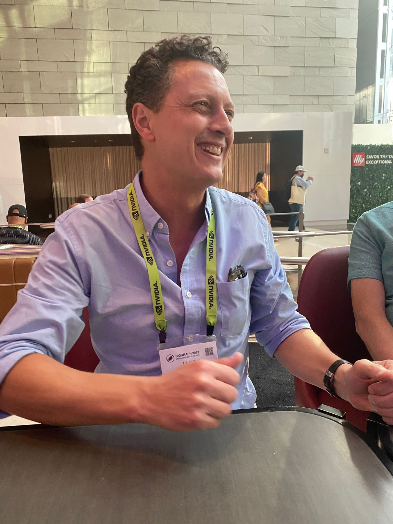 Person bei SIGGRAPH