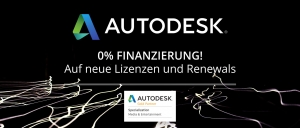 Autodesk 0% Finanzierung auf 3-Jahres Lizenzen